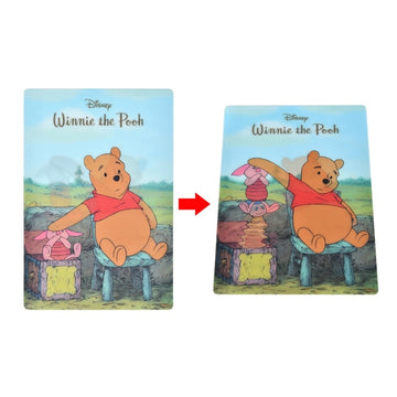Pooh & Piglet Postkarte Lentikular