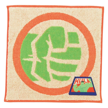 towel with Hulk patch