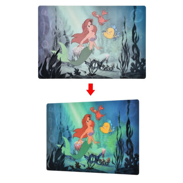 Ariel, Flounder, Sebastian Postcard Lenticular