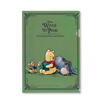 Disney Store - Winnie the Pooh Gimmick Clear Cover A RelaxingTime (green) - Office Supplies