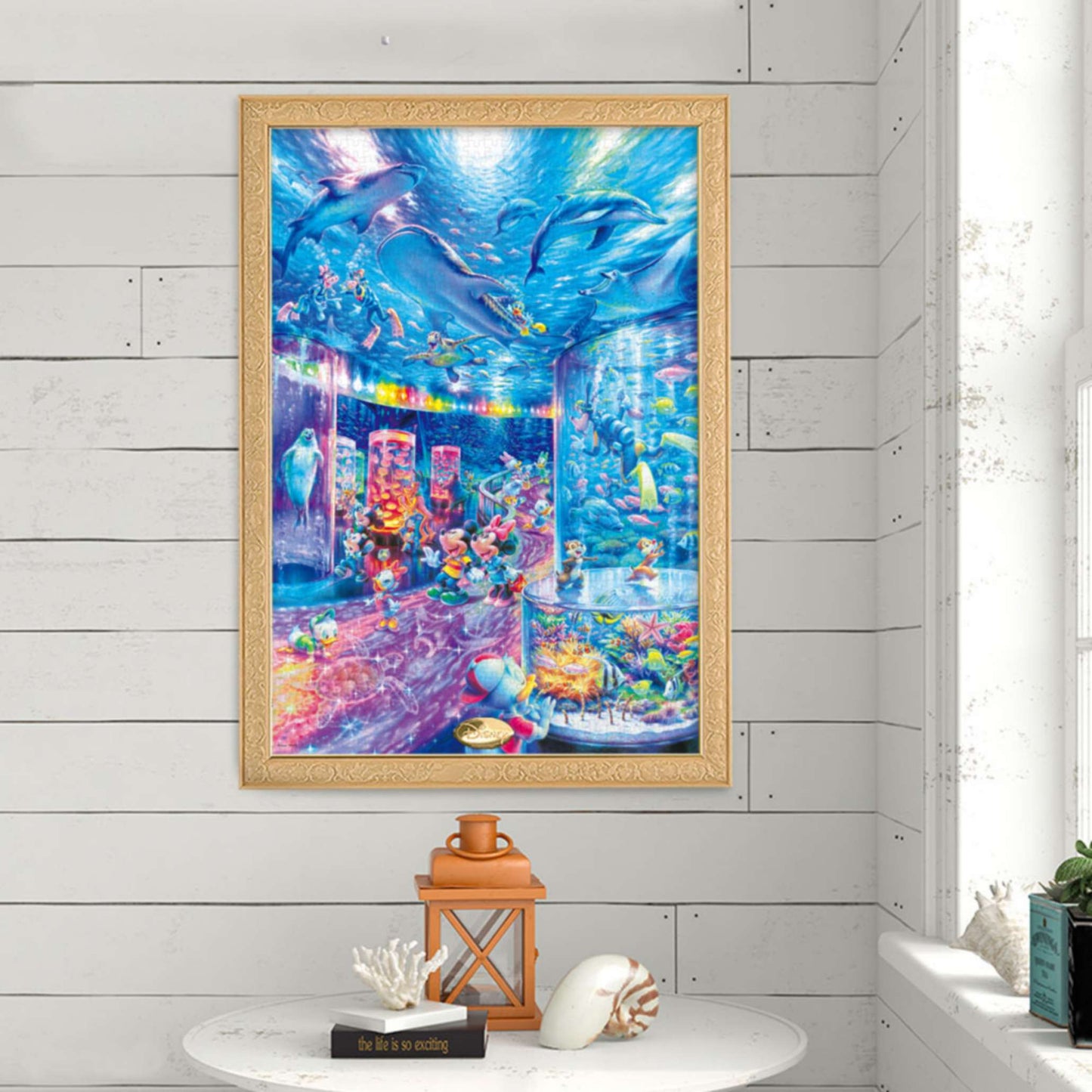 Disney Store - Mickey & Friends Puzzle Glowing 1000 Teile „Nacht-Aquarium“ - Puzzle