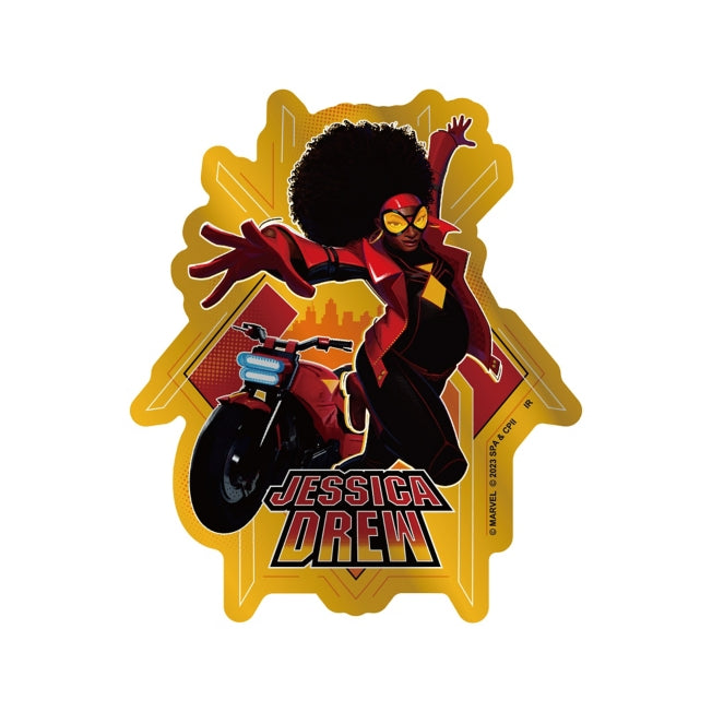 Spider-Man Metall-Aufkleber (SPIDER-WOMAN) Aufkleber