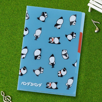 Transparent A5 pocket folder "Panda and little panda" (roll folder) 