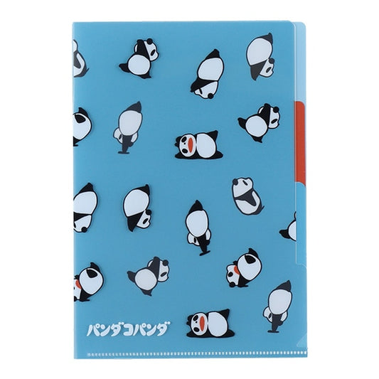 Transparent A5 pocket folder "Panda and little panda" (roll folder) 