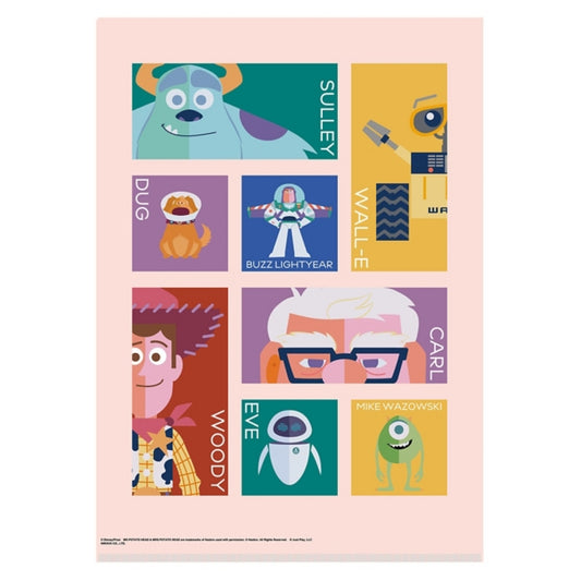 PIXAR Die-Cut Clear Sleeve