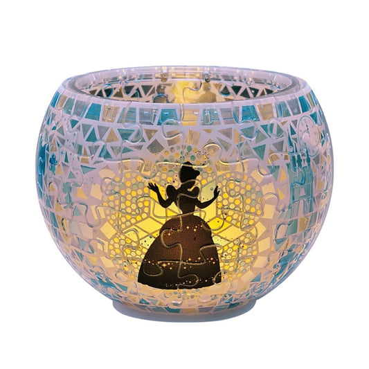Disney Store - Yanoman Cinderella Lampshade (plastic, transparent parts) 80-piece glass mosaic - Cinderella - 7x10x10cm LED light - Puzzle