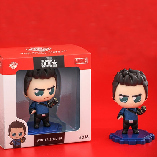 Disney Store - Cosbaby Marvel Collection #018 Winter Soldier [TV Drama "Falcon &amp; Winter Soldier"] - Collectible Figure