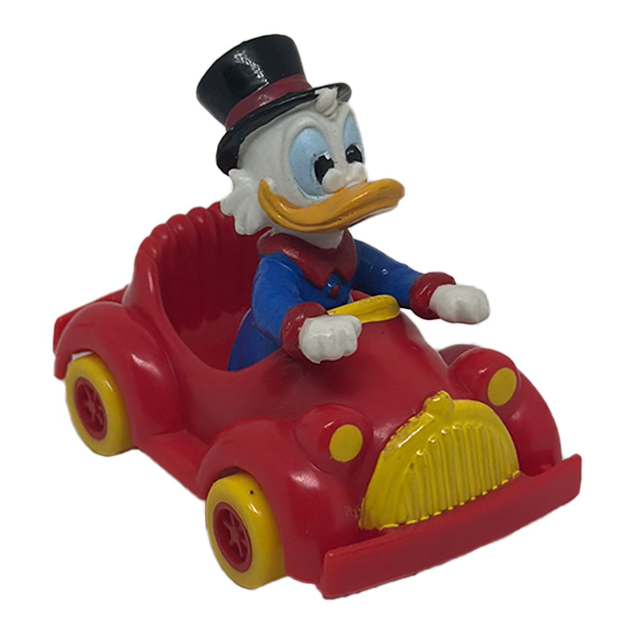 Disney - Dagobert Duck mit Auto 1986 - Figur 7cm
