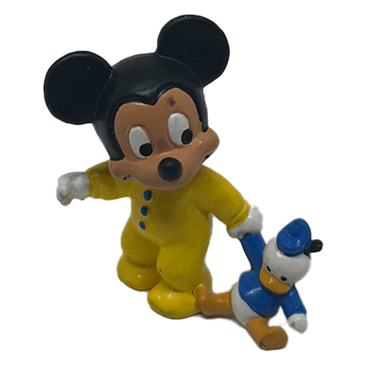 Disney - Micky Maus Baby mit Donald Duck 1985 - Figur 5cm Disney