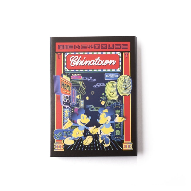 Store - China Town Disney Pata Pata Memo (Neon Mickey Minnie) - Notebook