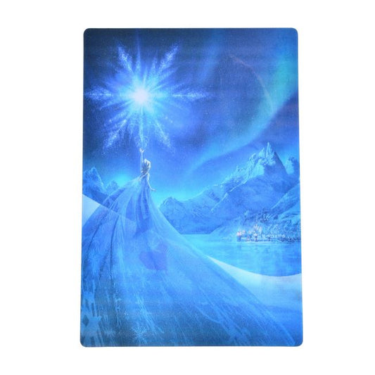 Anna & Elsa Eisburg Lenticular Postkarte