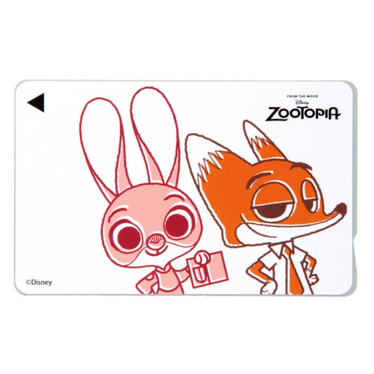 Disney Store - Zootopia IC-Karten Aufkleber/Pop Judy & Nick - Accessoire