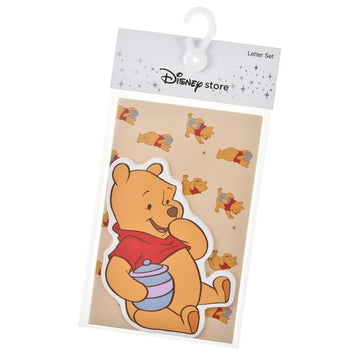 Disney Store - Winnie the Pooh Message Card and Envelope Set Mini Die-Cut - Stationery