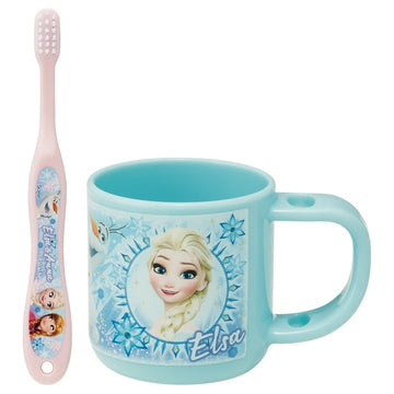 Die Eiskönigin 2 Becher mit Ständer & Zahnbürstenset