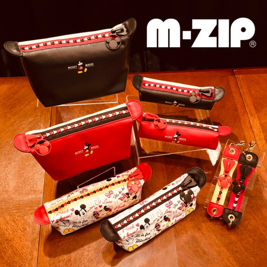 Disney Store - Mickey M-ZIP Series "M-ZIP Pen Bag Red" - Pen Bag