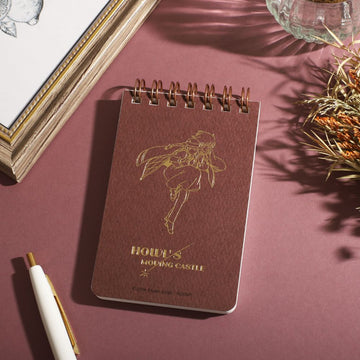 Howl's Moving Castle - Mini Ring Notebook with Foil Stamp 