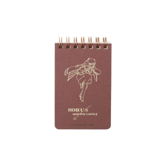 Howl's Moving Castle - Mini Ring Notebook with Foil Stamp 