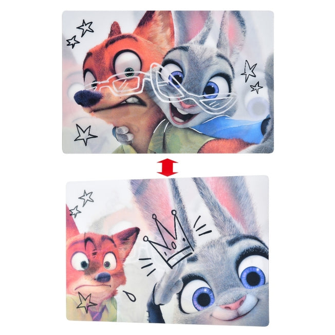 Judy Hopps & Nick Wilde Postkarte Selfie Lenticular