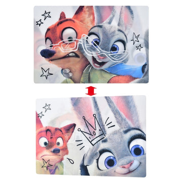 Judy Hopps & Nick Wilde Postkarte Selfie Lenticular