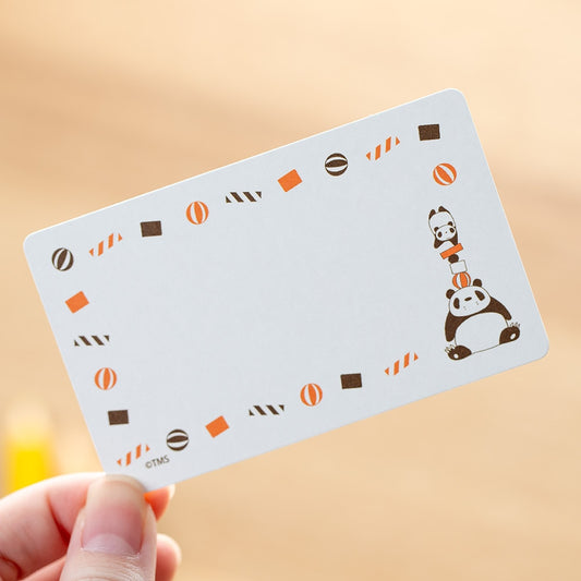 Mini Card Set Panda and Little Panda (Circus) 