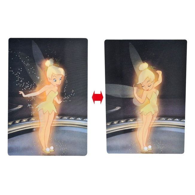 Tinkerbell Postkarte über dem Spiegel Lenticular