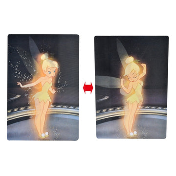 Tinkerbell Postkarte über dem Spiegel Lenticular
