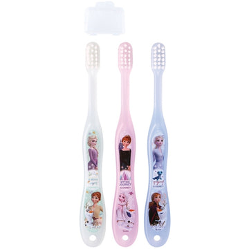 Kindergarten Zahnbürste 3er Pack mit Kappe