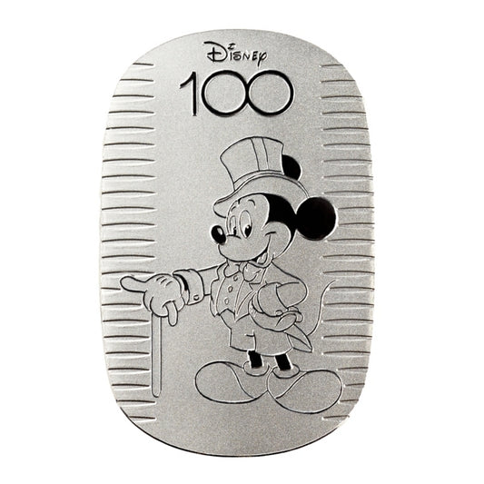 Disney Store - Disney100 Platin Mickey Mouse Münze 30g - Sammlermünze