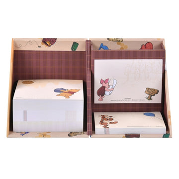 Winnie the Pooh, Ferkel, Tigger Notizblock und Memobuch mit Stifthalter Holiday