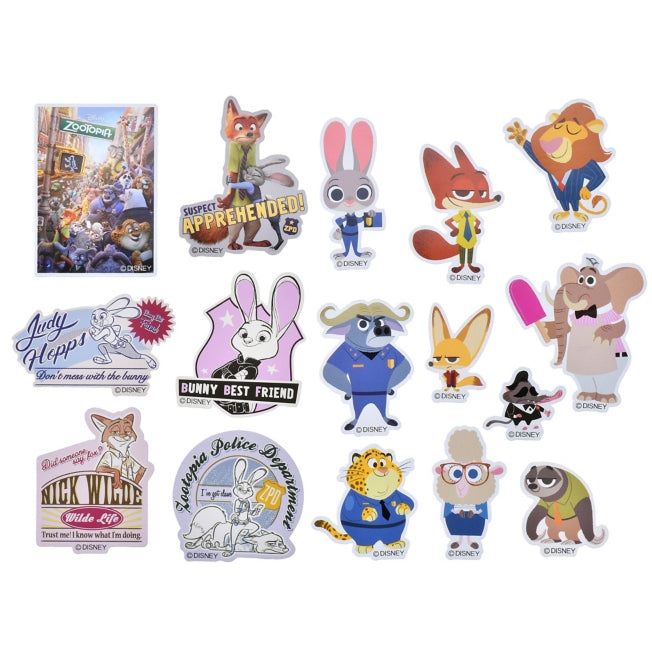 Disney Store - Zootopia Aufkleber Sticker Collection - Sammlung von Stickern