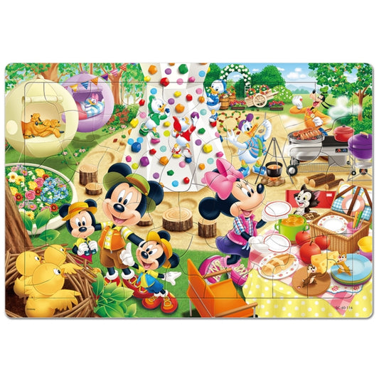 Mickey &amp; Friends - Children's puzzle series 60 pieces "Search at the campsite!"