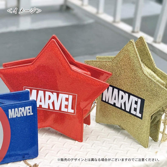 Disney Store - Marvel Star Pochette mit Logo in Gold - Handtasche