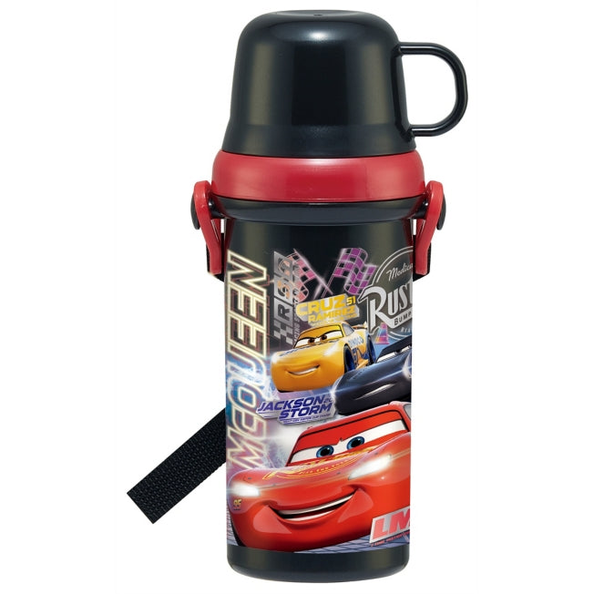 Disney Store - Trinkbecher mit Kunststoff-Wasserflasche Cars 2 - Trinkflasche