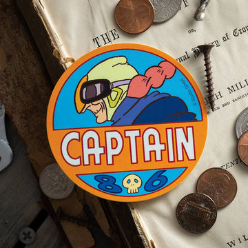 Laputa: Castle in the Sky Sticker Captain Dora 