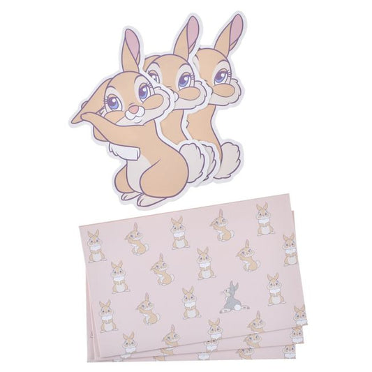 Disney Store - Miss Bunny &amp; Thumper Message Card &amp; Envelope Set Mini Die-Cut - Stationery