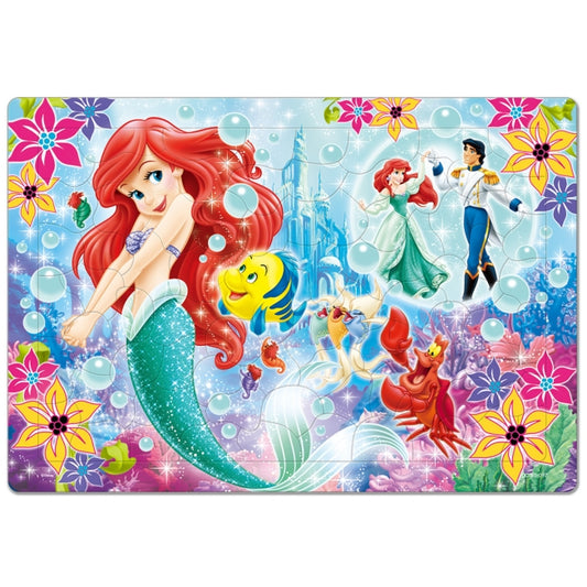 The Little Mermaid Children's Puzzle 80 pieces "Ariel in love"