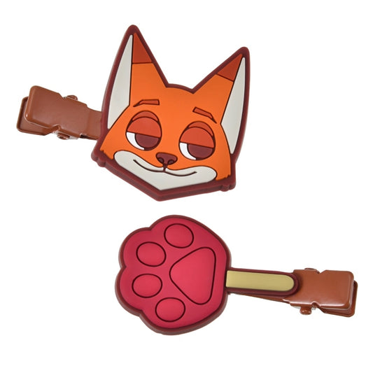 Nick Wilde hair clips set color clips