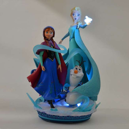 Disney Store Anna Elsa and Olaf Glow Figure