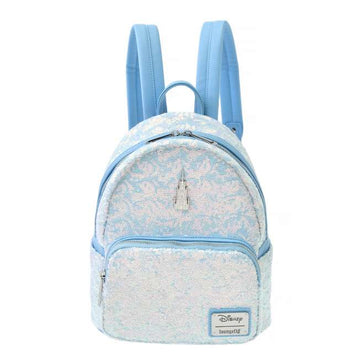 Disney Store Loungefly Elsa CRYSTAL ICE HOLIDAY Backpack