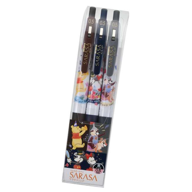 Disney Store - Sarasa Clip 0,5 Gel - Stift Set Japan Disney Store