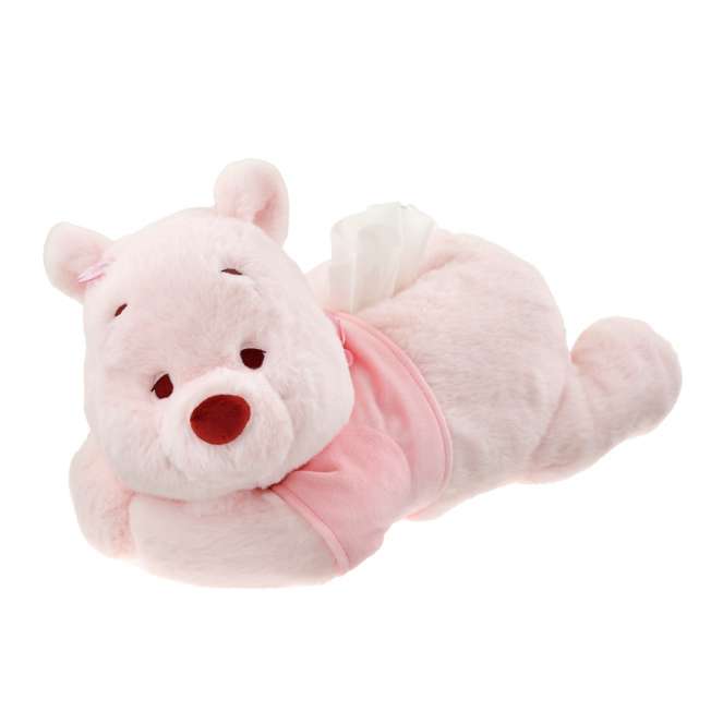 Disney Store Winnie the Pooh Sakura Tissue Box Soft Toy