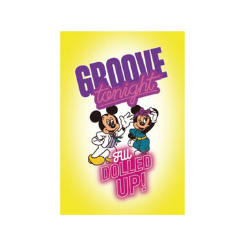 Mickey Mouse & Minnie Mouse/Disco - Postkarte