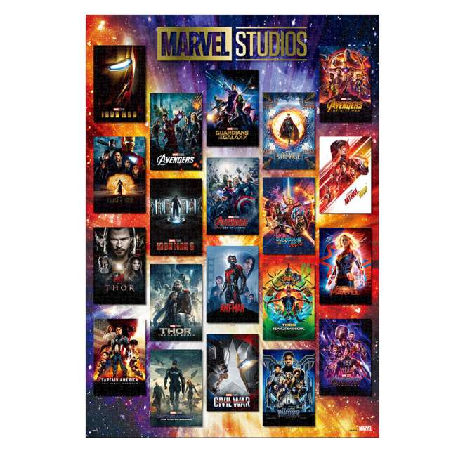 Disney Store - Marvel Puzzle 1000 pieces "Movie Poster Collection MARVEL STUDIOS - Puzzle