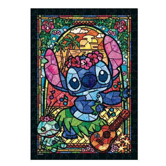 Disney Store - Stitch-Puzzle „Stained Art“ 266 Teile „Stitch Stained Glass“ - Puzzle