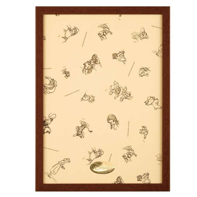 Disney Store - Panel for Puzzle The Smallest 1000 Pieces in the World Compatible Size 29.7 × 42 cm Wooden Panel Brown - Puzzle
