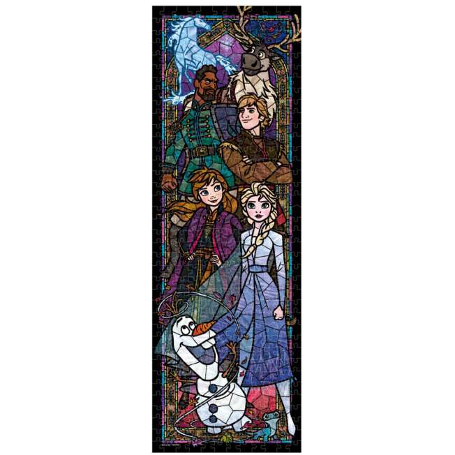 Disney Store - Frozen 2 Puzzle Stained Art Tight 456 Pieces Ana and the Snow Queen 2 Stained Glass Puzzle