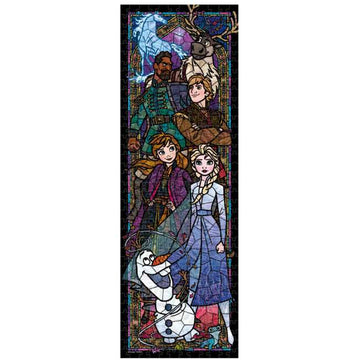 Disney Store - Frozen 2 Puzzle Stained Art Tight 456 Pieces Ana and the Snow Queen 2 Stained Glass Puzzle