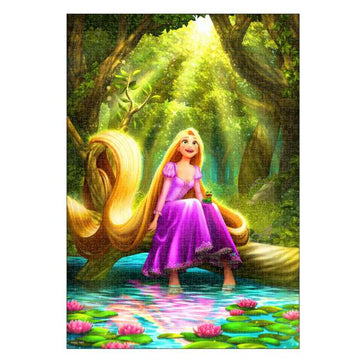 Disney Store - Rapunzel Puzzle 1000 pieces DESTINY series "First World (Rapunzel)" - Puzzle