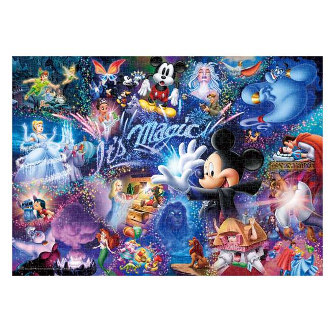Disney Store - Disney Character Puzzle Puzzle Glow World of the Smallest 1000 Pieces "It's Magic!" - Jigsaw puzzles