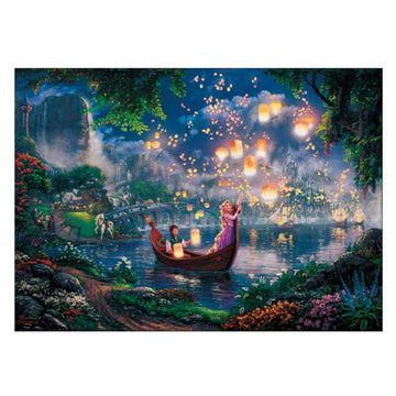 Disney Store - Rapunzel Puzzle 2000 Pieces Special Art Collection Thomas Kinkade "Tangled" - Puzzle